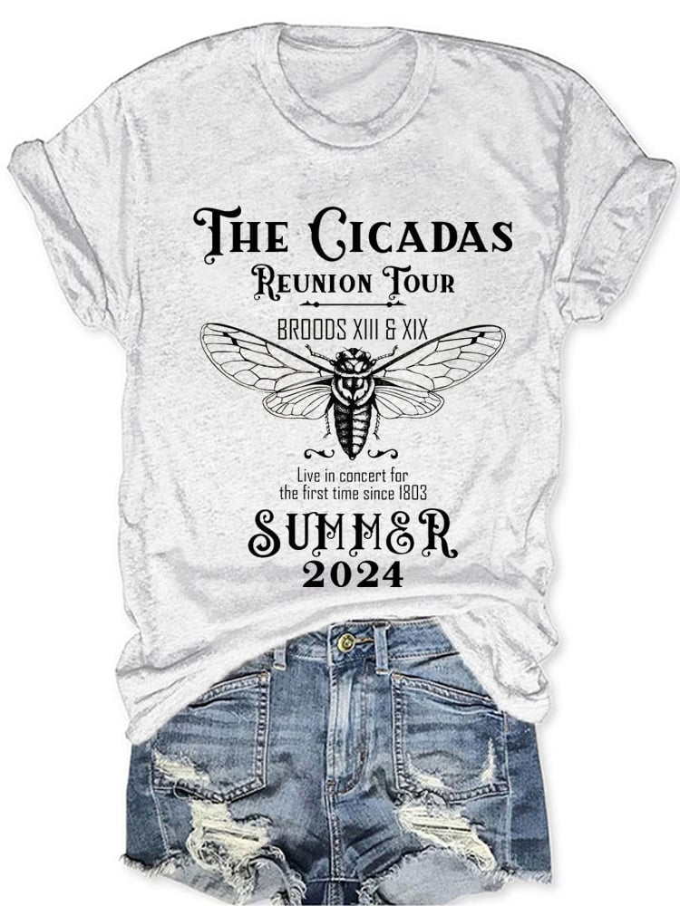 Women's The Cicadas Reunion Tour Graphic  T-shirt