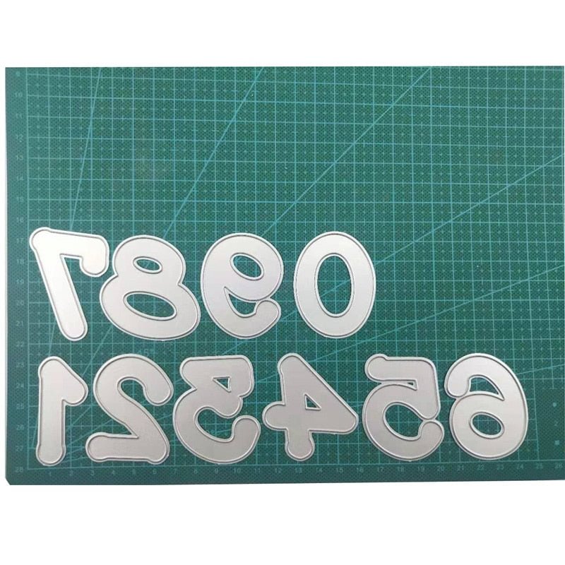 Large Big Digital Set Metal Cutting Dies Numeral Die Cut Christmas Stencil Scrapbooking Embossing 2019 New Craft Stamps And Dies