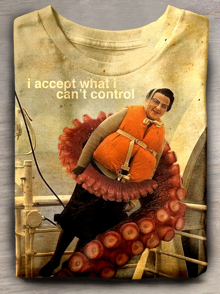 Teecade Teecade I Accept What I Can't Control T-shirt