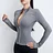 Waresglobal Cloud Hide Slim Fit Sports Jacket for Women XXL Long Sleeve Yoga Shirts Gym Fitness Coat Running Fall Winter Workout Zipper Top