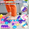 40 PCS Sensory Soft Building Blocks for Toddlers, Montessori Squishy Stacking Toy Set for Kids, Squeezable & Stretchable Early Learning Construction Playset, Multicolor Puzzle Blocks for Creative Play