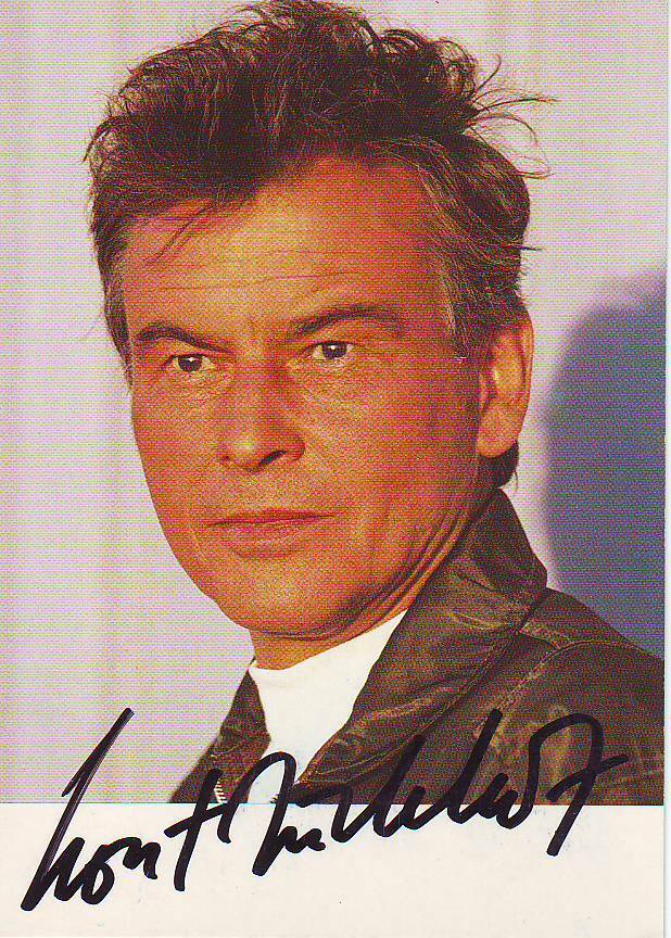 Horst Buchholz (10x15 cm) Original Autographed Photo Poster painting