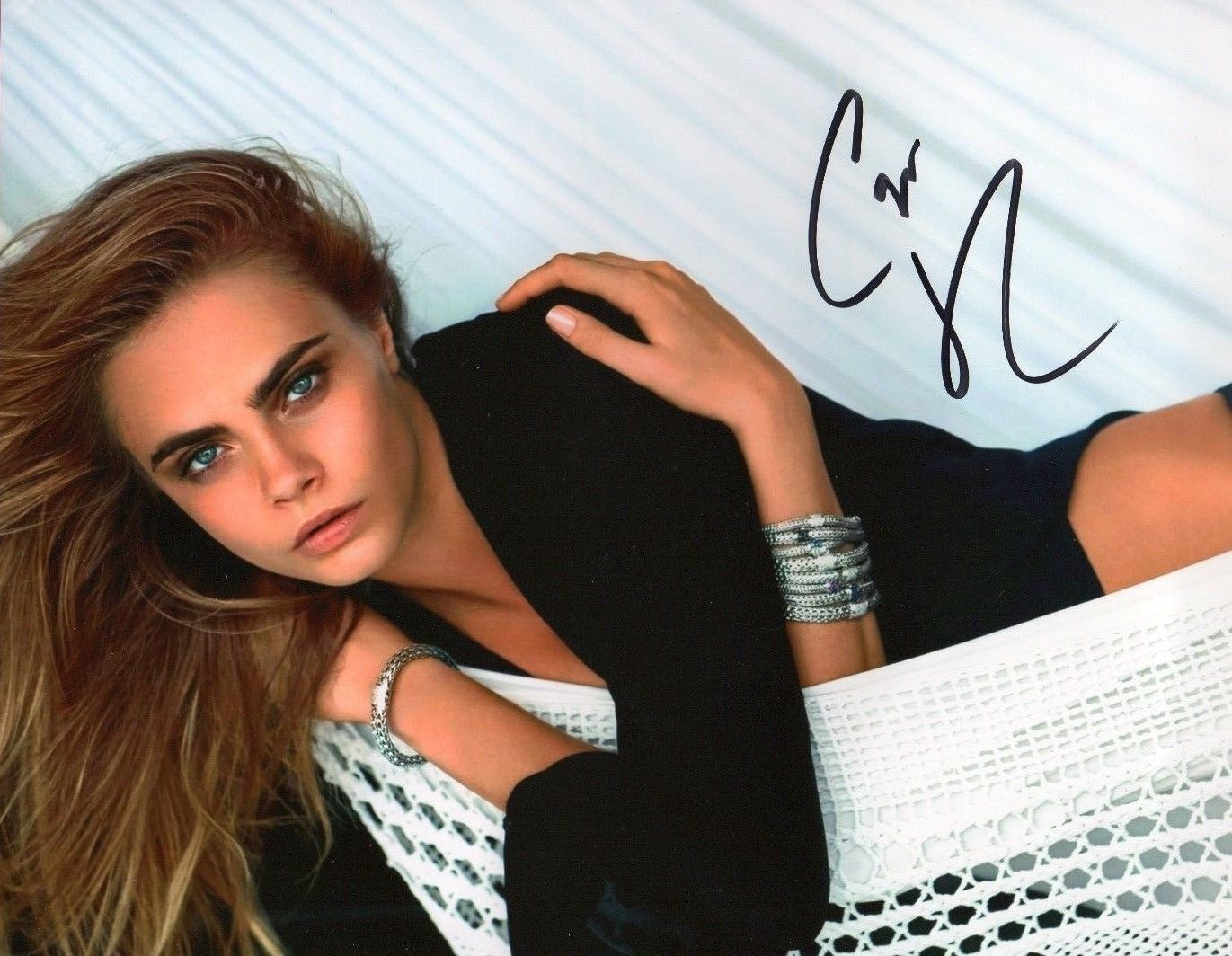 CARA DELEVINGNE AUTOGRAPHED SIGNED A4 PP POSTER Photo Poster painting PRINT 19