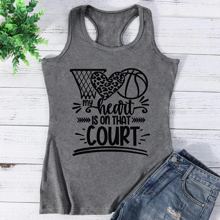 My heart is on that court Vest Top