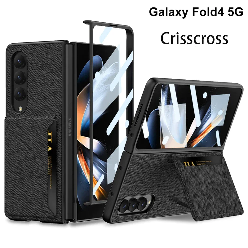 Applicable To For Samsung ZFold4 Folding Card Bag Phone Case