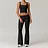 Buyergood New Yoga Set Women Feel Fitness Sportswear 2 Piece Sports Bra High Waist Gym Workout Outfit Leggings Long-Sleeved Active Wear