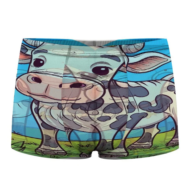 Men's Boxer Shorts ANIME COW  customized, personalized, gift