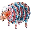 Kits de dessous de verre &agrave; motif animal 5d bricolage avec support pour la maison