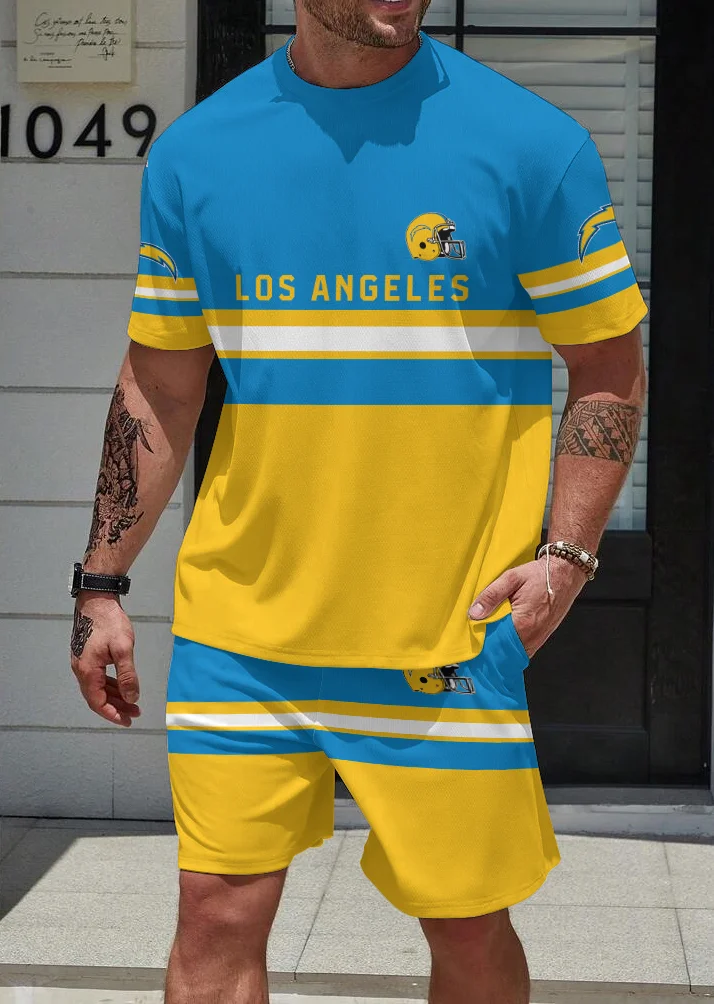 Los Angeles Chargers Limited Edition Top And Shorts Two-Piece Suits