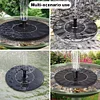 1W Floating Solar Water Fountain Pump for Garden Pond Pool Fish Tank Bird Bath