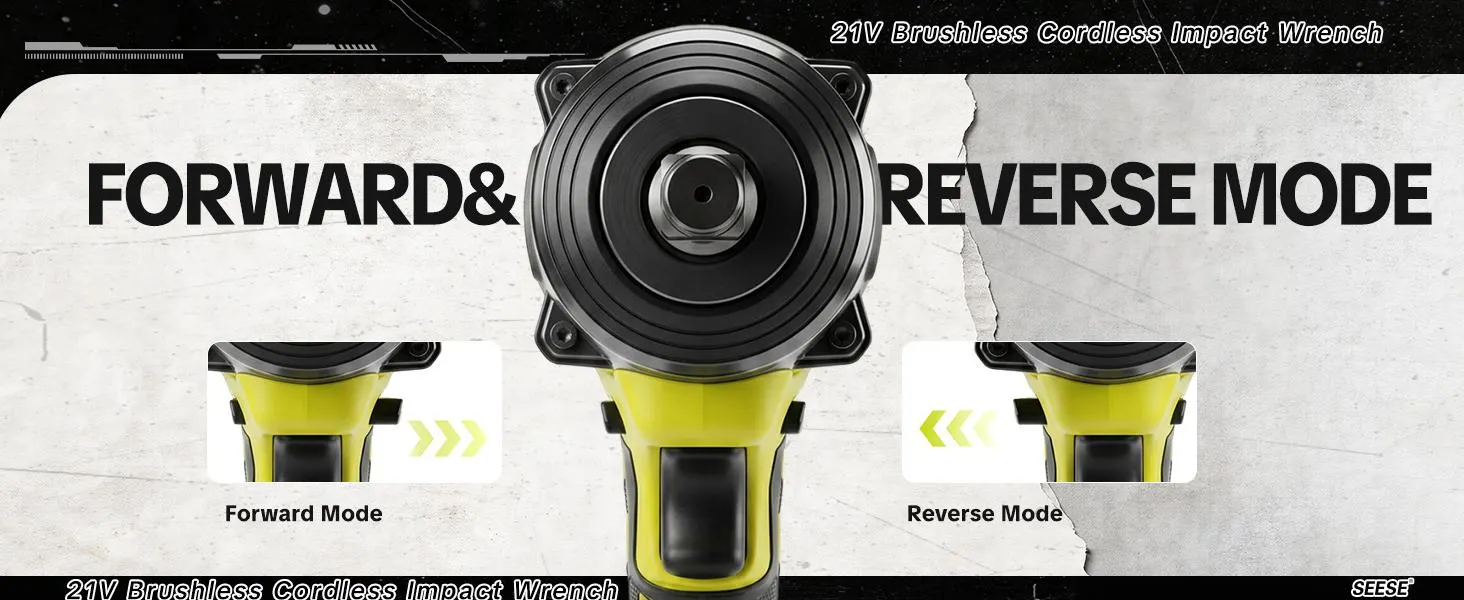 【DealsForYouDays】SEESE 3 in 1 Cordless Impact Wrench 590 FT-LBS(800N.m) 3200IPM 1/2 Impact Gun High Torque Electric Impact Driver Cordless Impact Wrench with 21V 2 x4.0Ah Battery ,LED Light,9 Sockets,8 Drills,6 Screws & Case for HomeCar Tire Lug Nut fathe