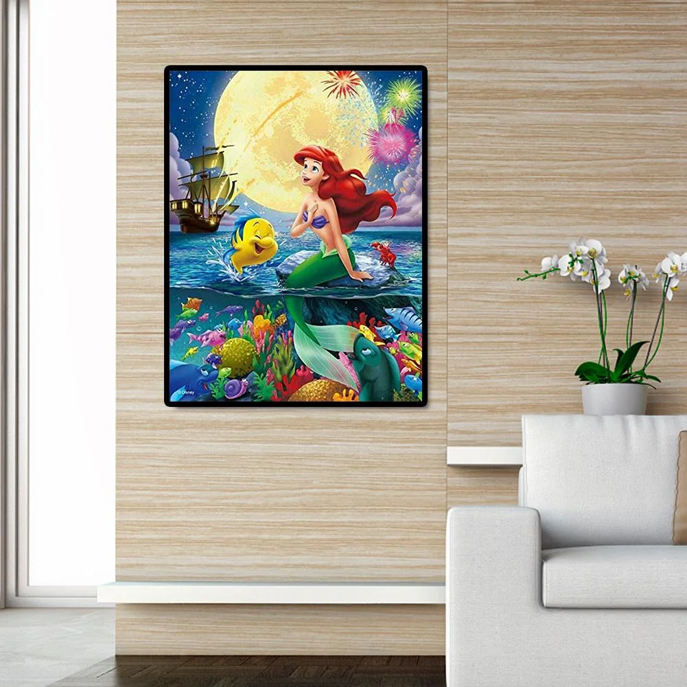 Diamond Painting - Full Round Drill - Mermaid(30*40cm)