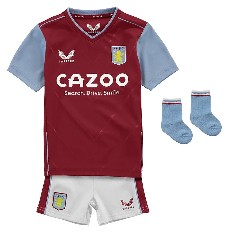 Aston Villa Home 22/23 Junior Mini Kit