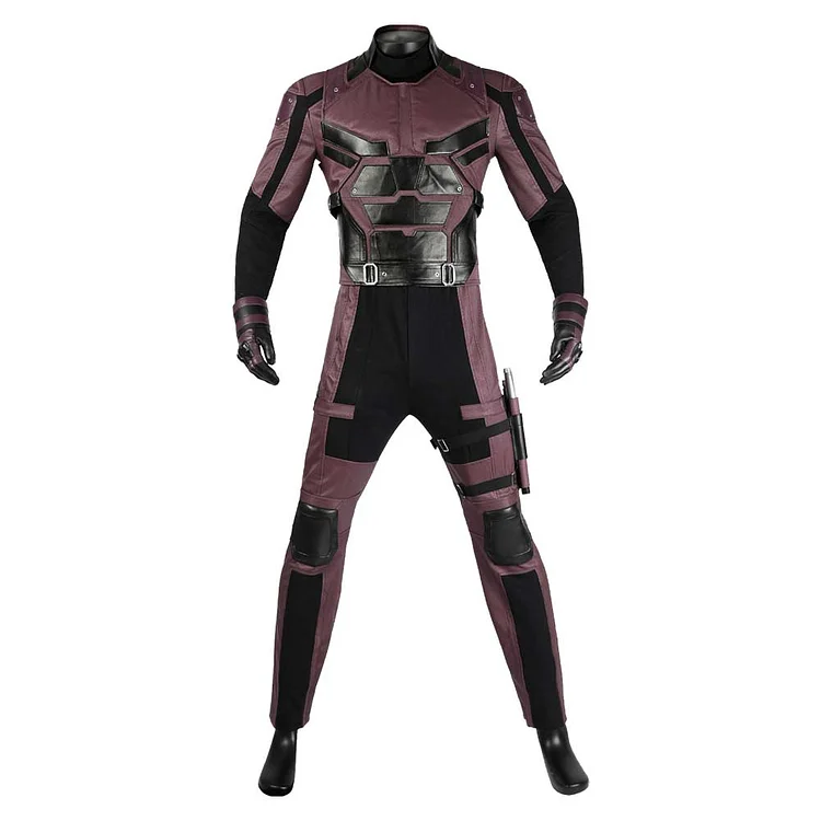 Daredevil: Born Again (2025) Matthew Murdock Dark Red Jumpsuit Outfits Cosplay Costume