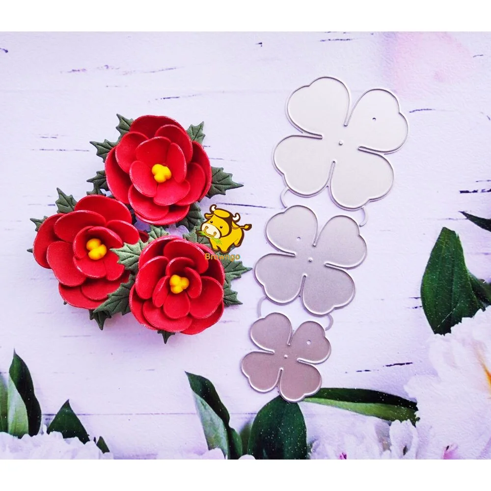 Beautiful Many Flower Series Metal Cutting Dies Stencil Template For DIY Scrapbooking Embossing Paper Cards Album Making Dies