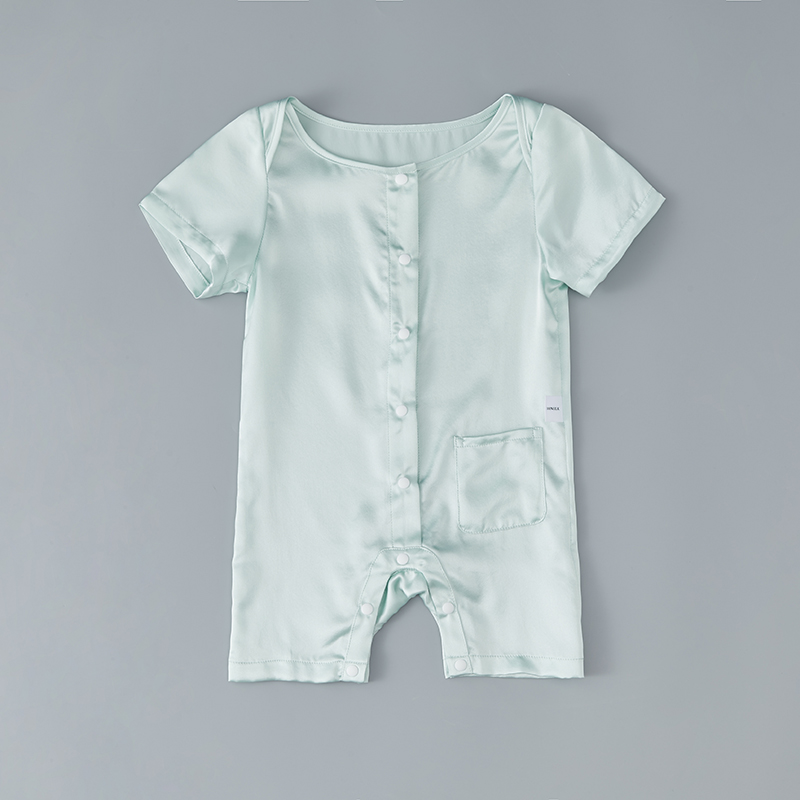 Pyjama court en soie pour bébé- SOIE PLUS