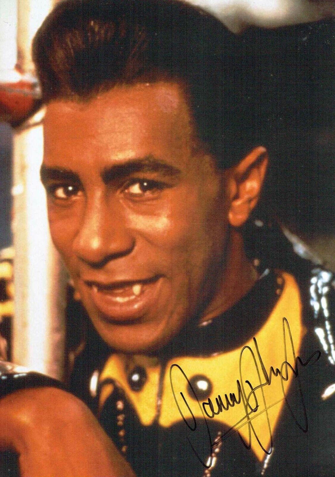 Danny JOHN JULES SIGNED Autograph A4 Photo Poster painting Card 2 AFTAL COA The Cat Red DWARF