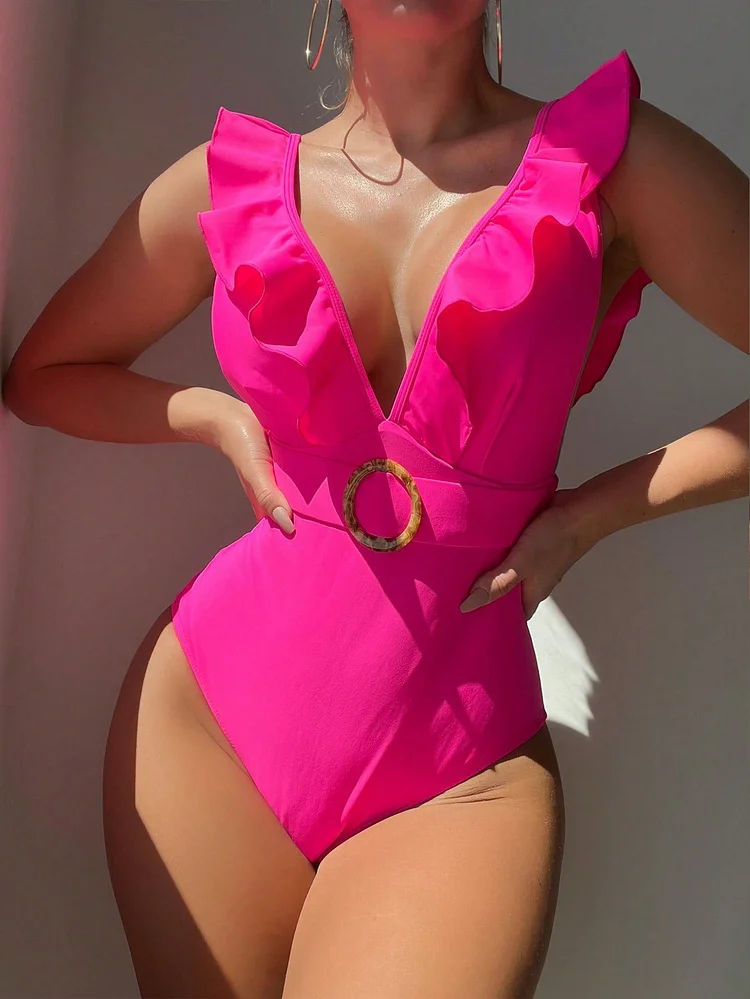 New One-piece swimsuit women