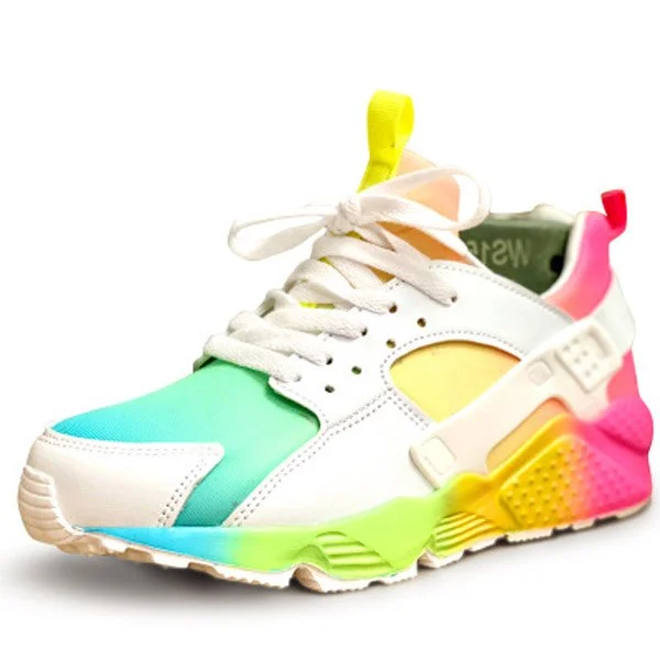 Women Fashion Sneakers Outdoor Leisure Sneakers Multicolor Comfortable Running Sport Shoes Light Tenis Feminino Shoes Women