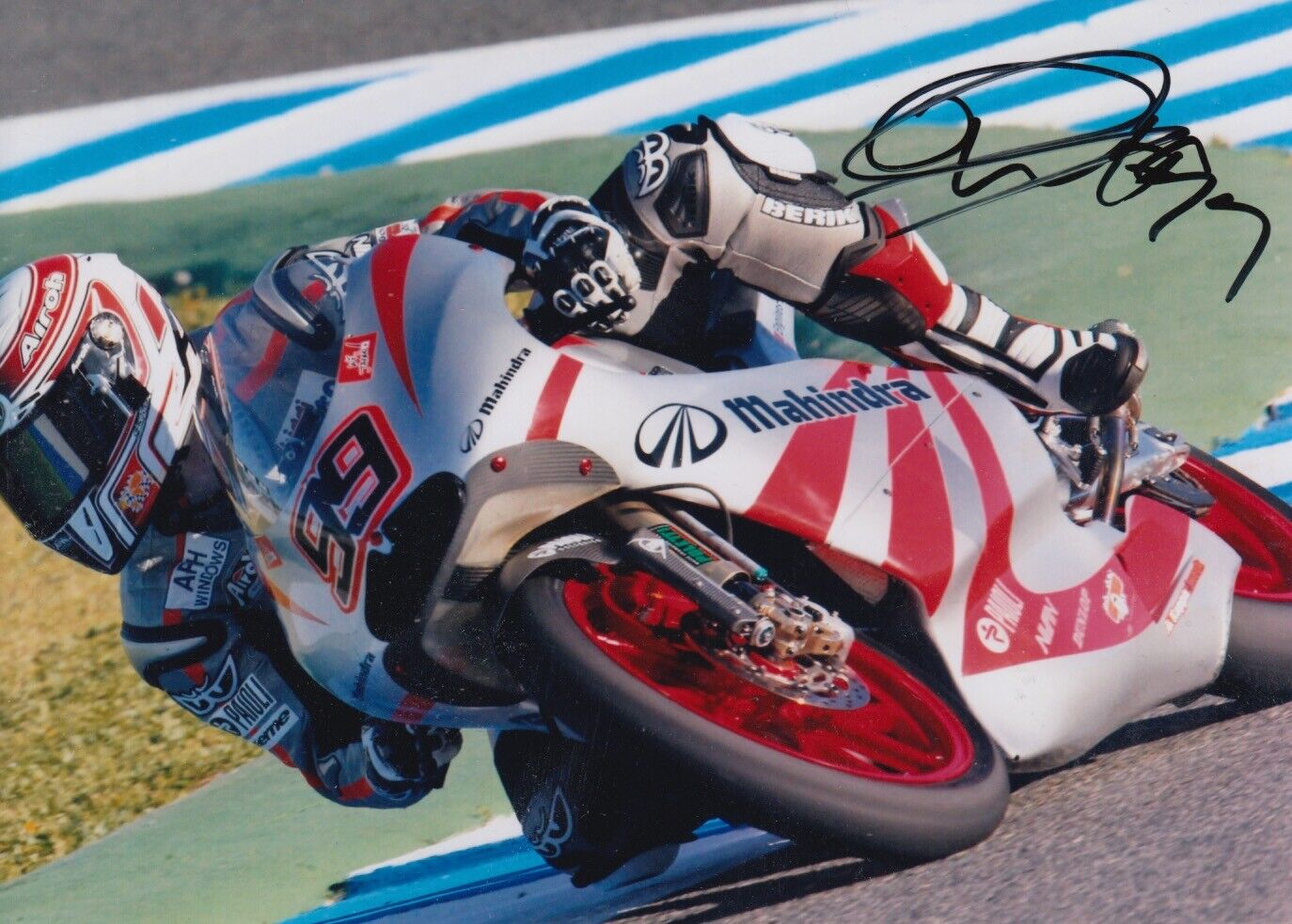 DANNY WEBB HAND SIGNED 7X5 Photo Poster painting MOTOGP 125CC AUTOGRAPH