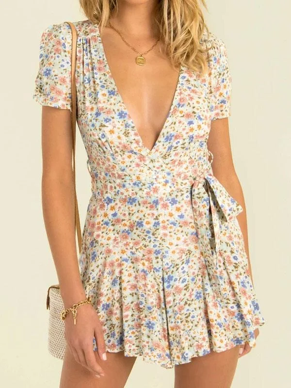 Gorgeous floral print playsuit