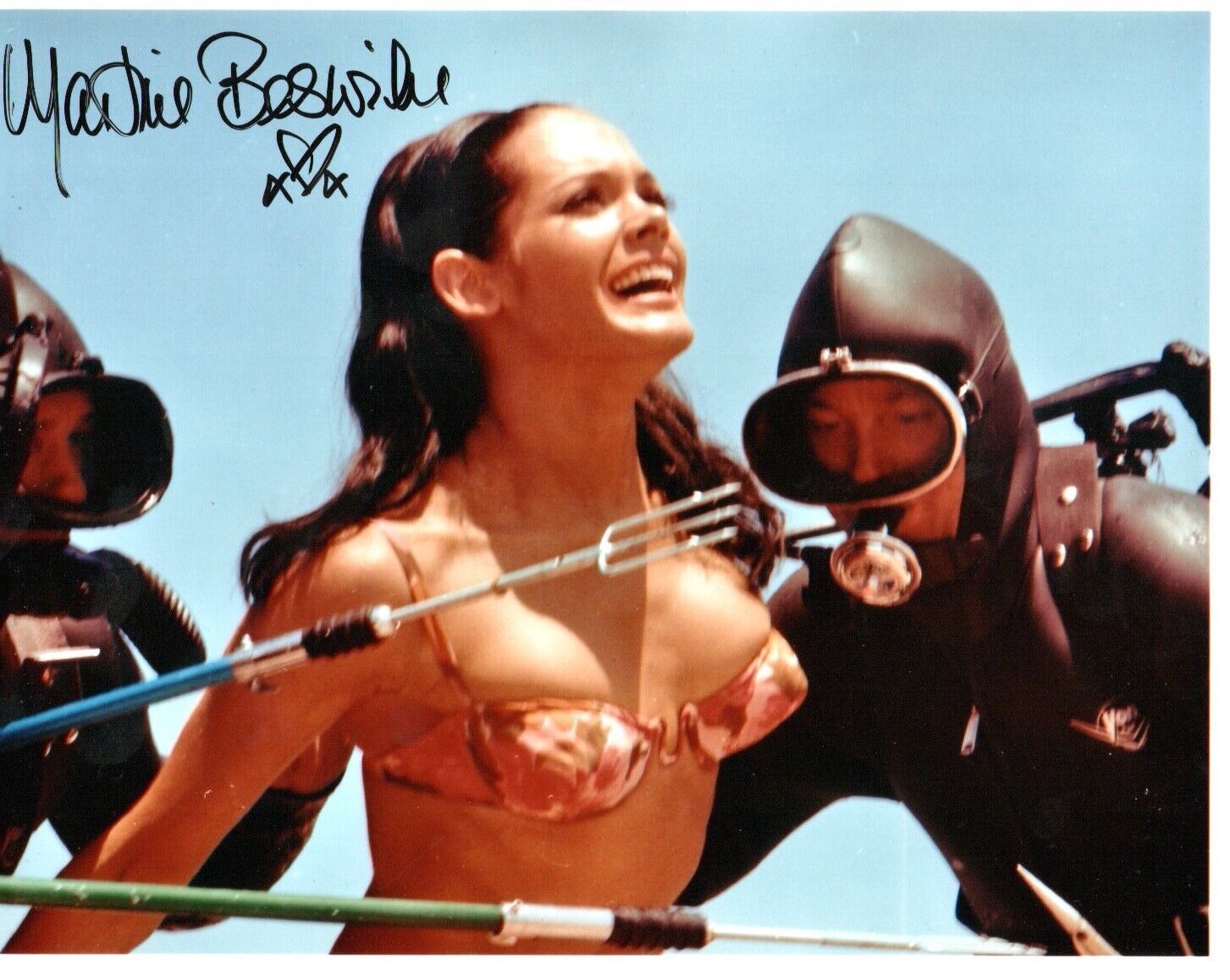 Genuine Signed Martine Beswick Thunderball Photo Poster painting 10 x 8 Photo Poster painting James Bond COA