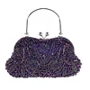 Women's Evening Bag PU Leather Beading Embroidery Glitter Shine Party Bag