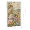 (40*70cm)Butterfly Flower - Full Round Drill Diamond Painting