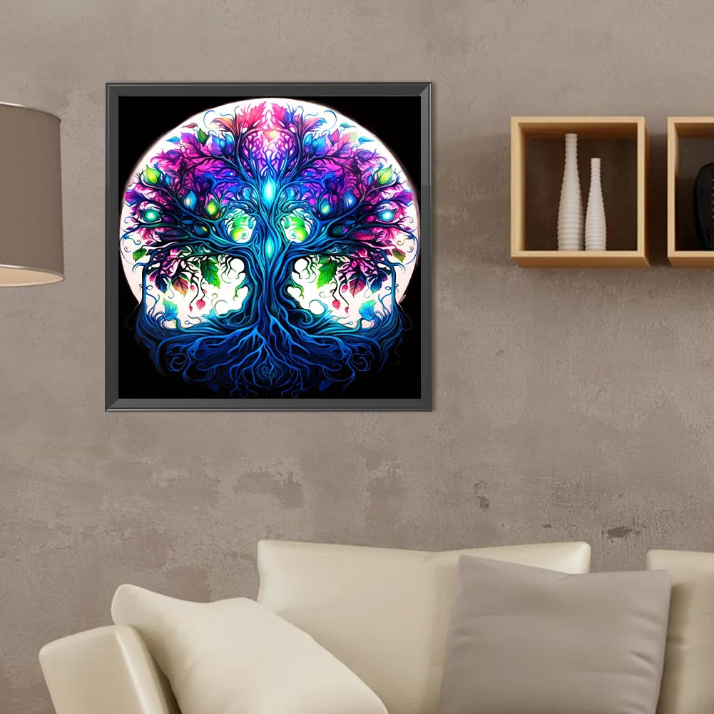 Diamond Painting - Full Round Drill - Life Tree(Canvas|40*40cm)