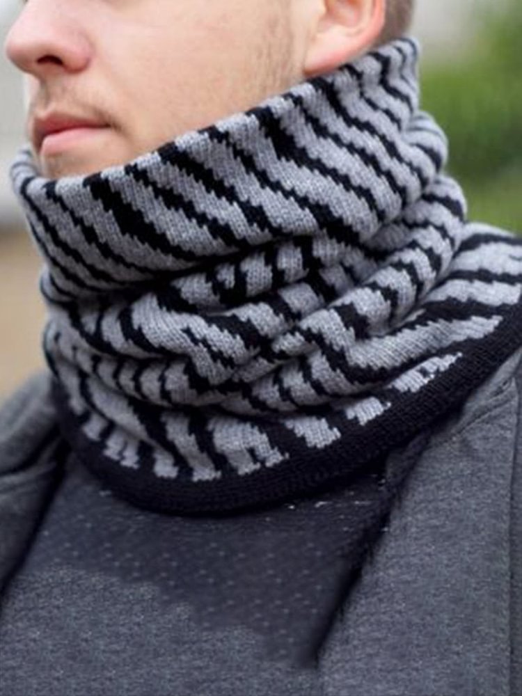 Men's warm scarf