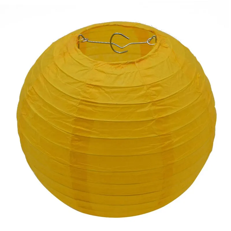 1pcs 20cm/25cm/30cm Colorful Chinese Round Hanging Paper Lanterns lamps Paper Crafts Party Festival Wedding Home DIY Decoration