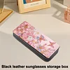 PU 5D Diamond Painting Sunglasses Storage Box Art Craft Glasses Case (Butterfly)