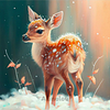 Diamond Painting-DIY Full Round Drill Deer