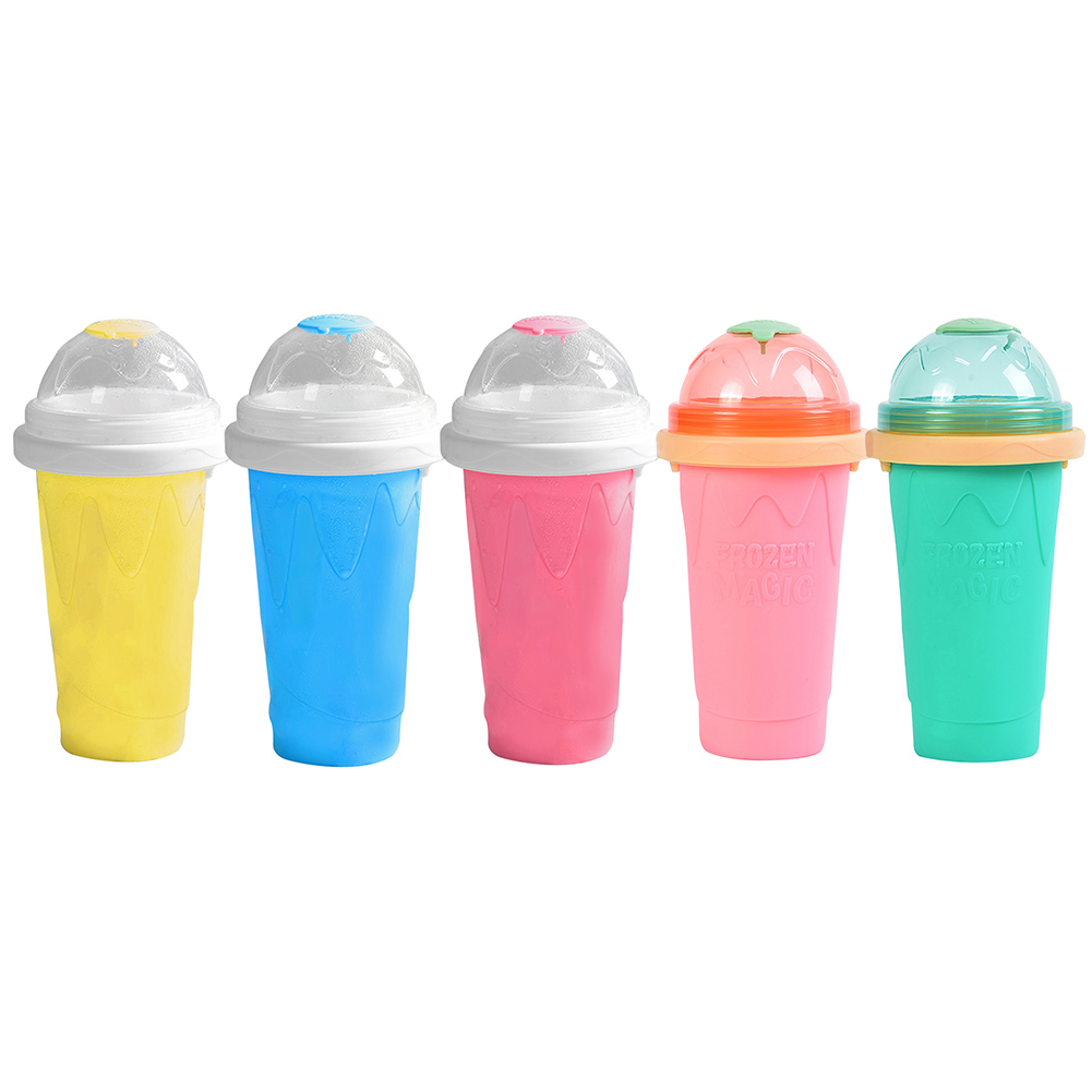 

Frozen Smoothie Cup DIY Milkshake Bottle Fast Cooling Summer Pinch Ice Cups, New green, 501 Original