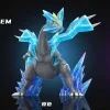 1/20 Scale World Zukan Kyurem - Pokemon Statue - Wonder Studio