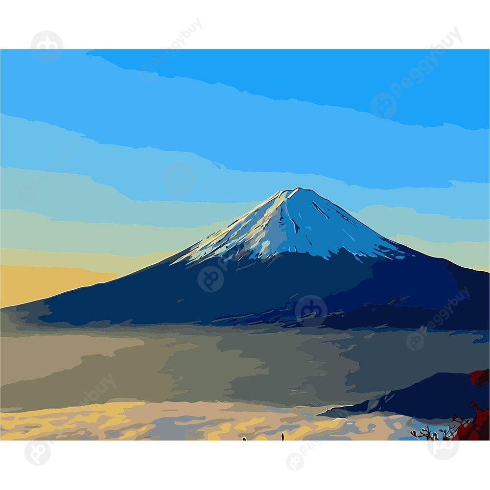 

40*50CM Paint By Numbers-Night Mountain, 501 Original