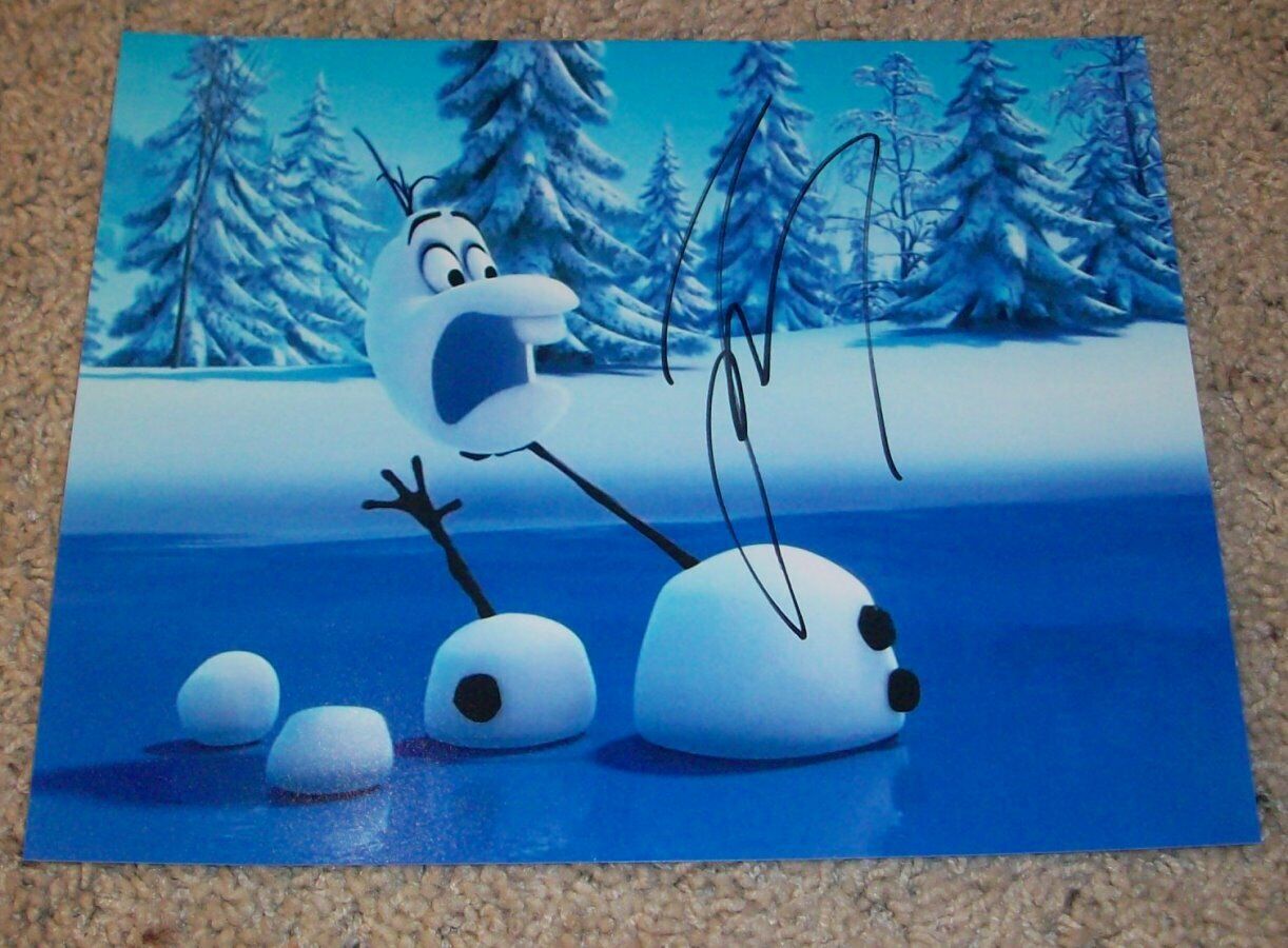 JOSH GAD SIGNED AUTOGRAPH FROZEN II 2 OLAF 8x10 Photo Poster painting A w/PROOF