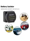 12V Battery Switch Sensitive 140 Amp Battery Isolator Kit for Boats Camper Truck