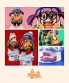 Arare/ Arale & Piisuke Soramame - Dr. Slump Resin Statue - Lu Li Studio