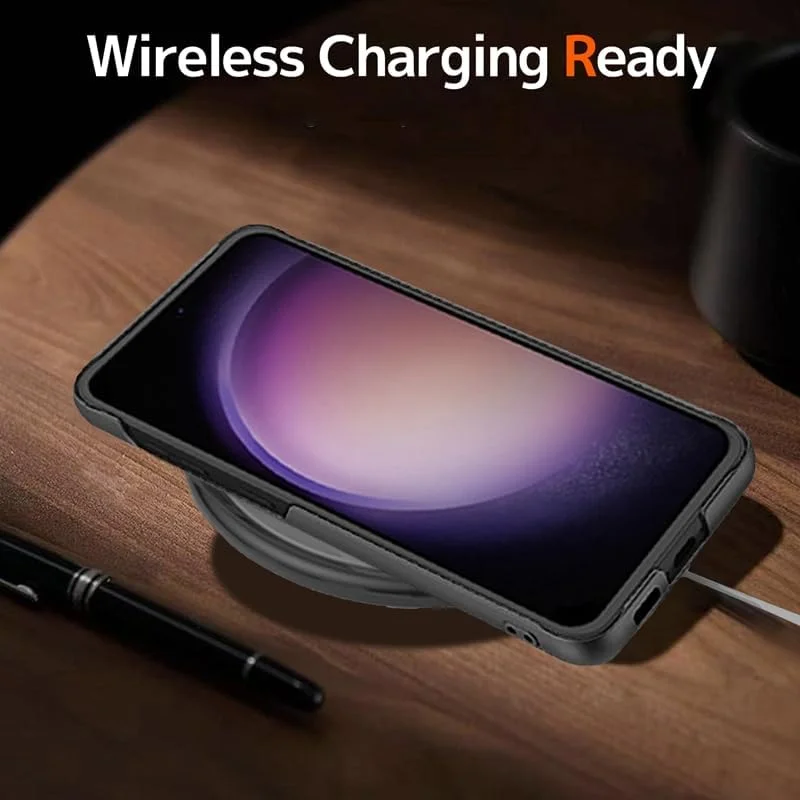 Suitable for S26 Ultra phone case, ultra-thin stand, elastic wrist strap, precision hole, shockproof protective case