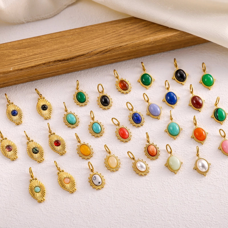 1 Piece 18*14mm 304 Stainless Steel Geometric Pendant Jewelry Accessories