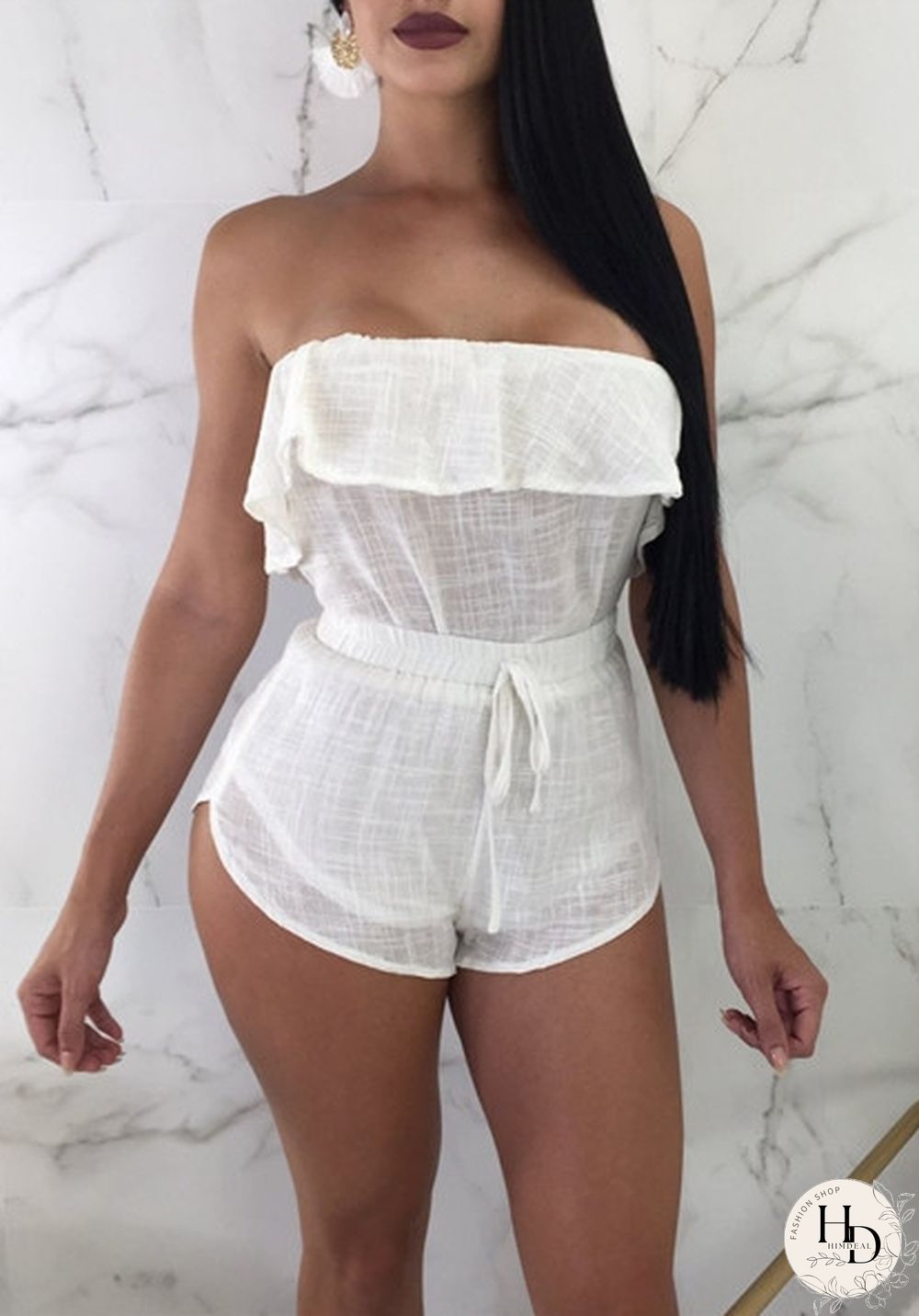 rose Polyester Backless Solid Fashion sexy Jumpsuits & Rompers