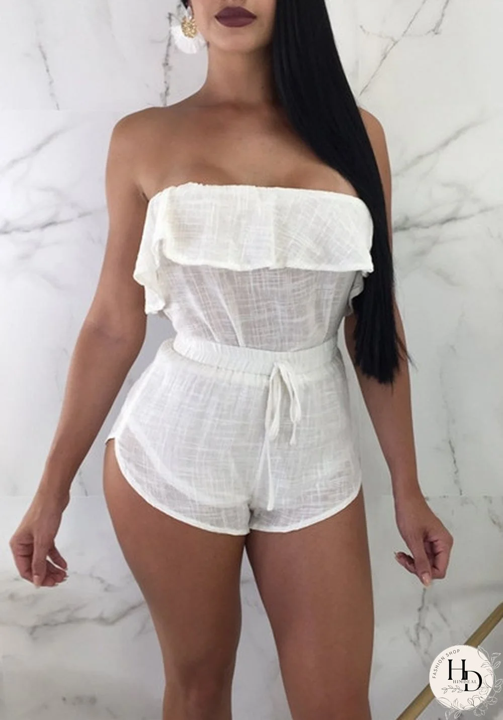 rose Polyester Backless Solid Fashion sexy Jumpsuits & Rompers