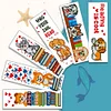 6pcs Dog and Book-DIY Stamped Cross Stitch Bookmark 47x28cm (Single-Sided)