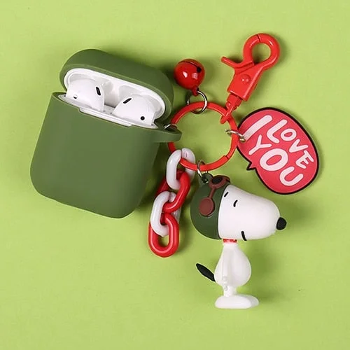 Cartoon Snoopy Apple AirPods Protective Case Cover
