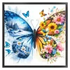 Colorful Butterfly-11CT Stamped Cross Stitch 45*45cm/17.72*17.72in