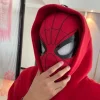 Spider-Man Headgear Movable Eyes Halloween Winking Mask