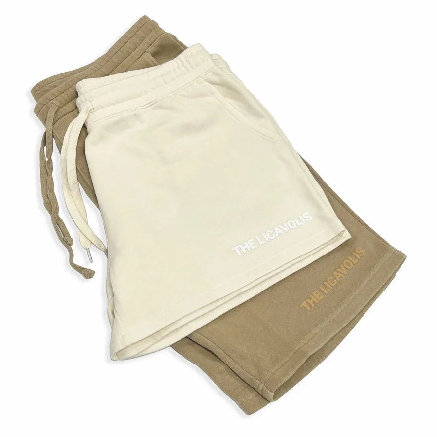 3D PUFF Print Custom Couple Matching Shorts