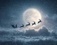 Santa&rsquo;s Sleigh Ride - Diamond Painting