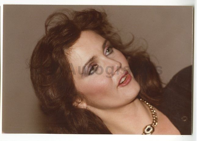 Lynda Carter - Original Vintage Photo Poster painting by Peter Warrack - Unpublished